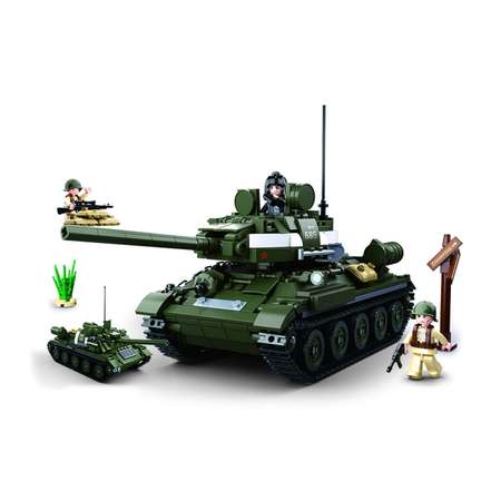 Конструктор SLUBAN Танк 2в1 сборная игровая модель