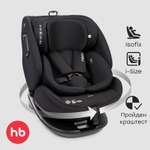 Автокресло Happy Baby Reex Isofix 0+/1/2/3 (0-36 кг) черный