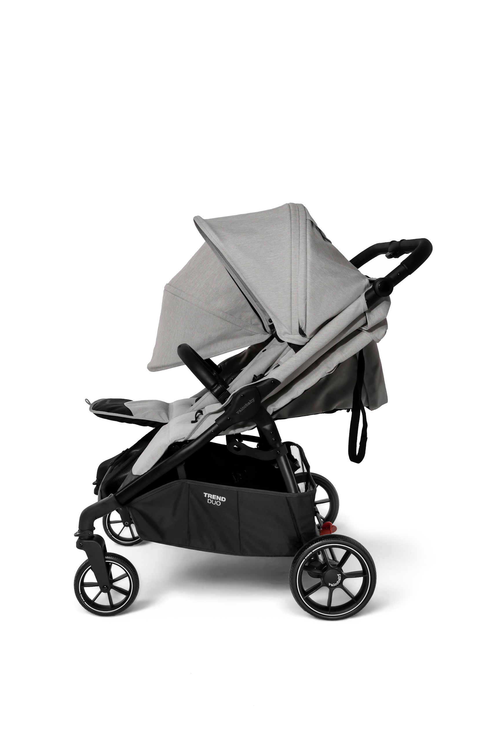 Коляска прогулочная для двойни Valco baby Snap Duo серый - фото 13