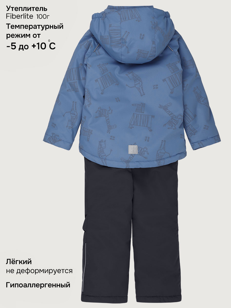 Комплект BASE by NIKASTYLE б7м10326 джинс/графит - фото 5