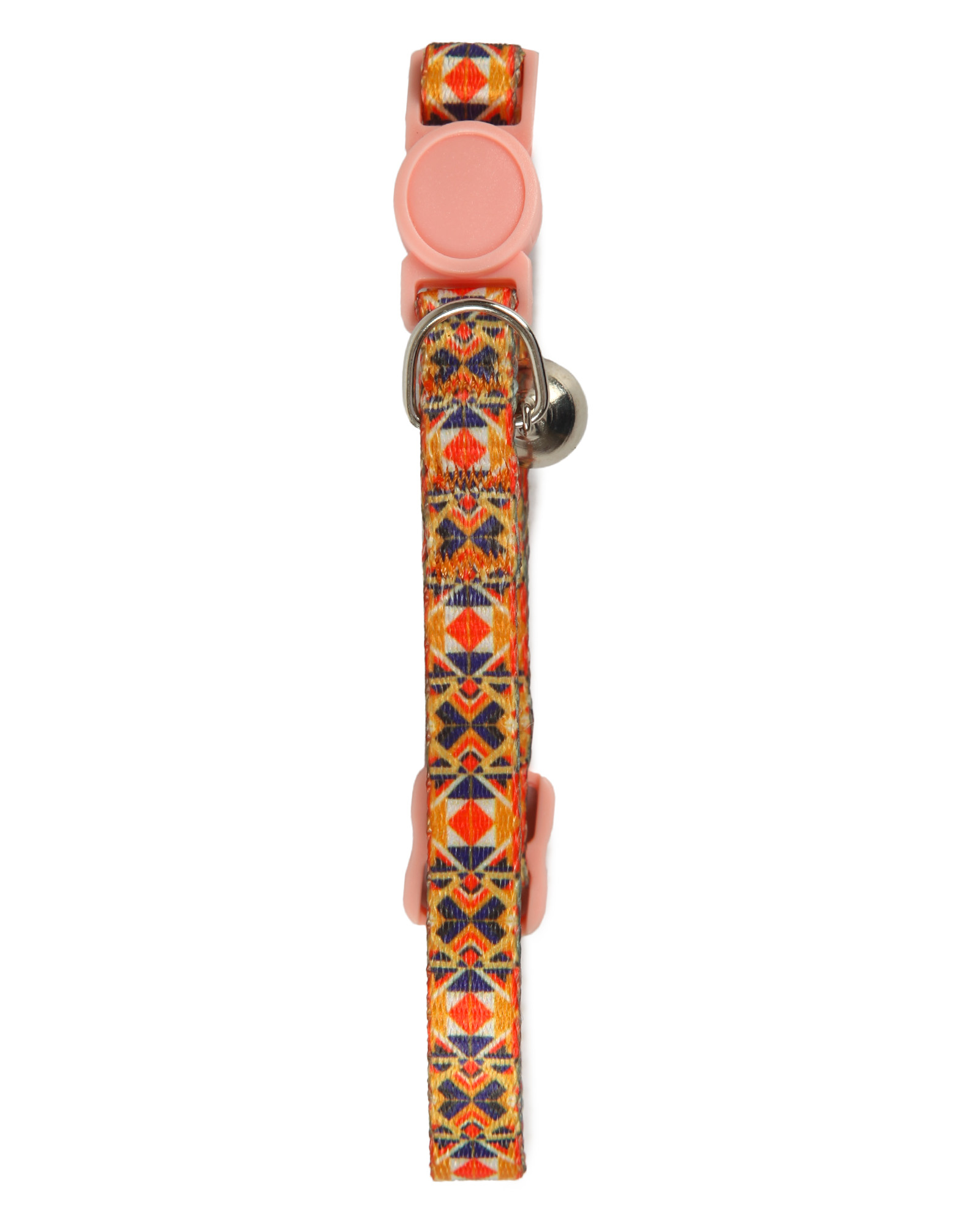 Ошейник для кошек Barbaks принт пёстрый оранжевый 1*30см - фото 6