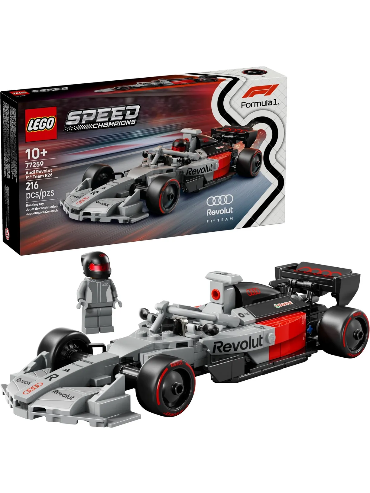 Конструктор LEGO Speed Champions Audi Revolut F1 216 дет. - фото 1