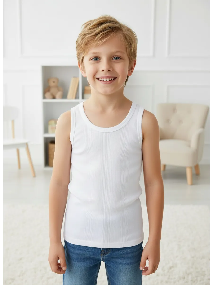 Майка Linas baby 1373-10 Белый - фото 2