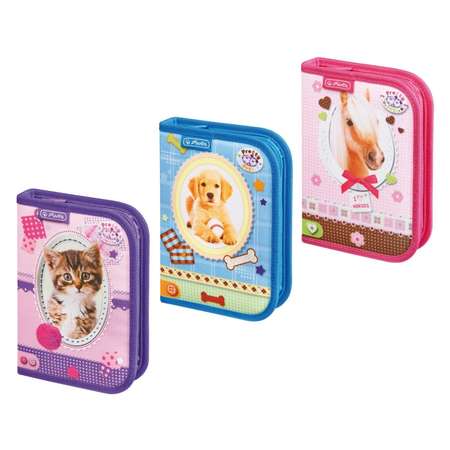 Пенал книжка Herlitz Pretty Pets в ассортименте