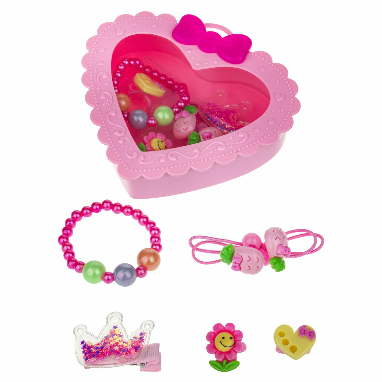 Набор бижутерии 1TOY Sweet heart Bijou корона Т21038-1 - фото 1