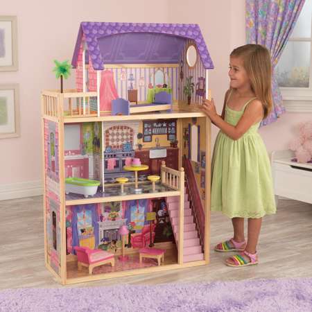 Домик для кукол KidKraft с мебелью
