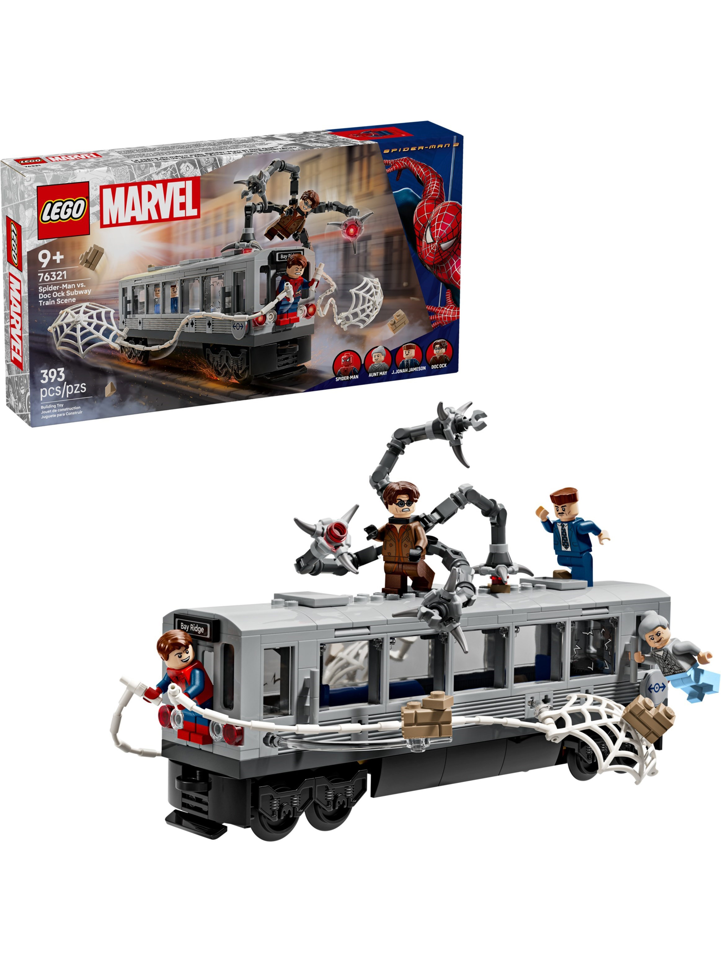 Конструктор LEGO Marvel Super Heroes Человек-паук 393 дет. - фото 6