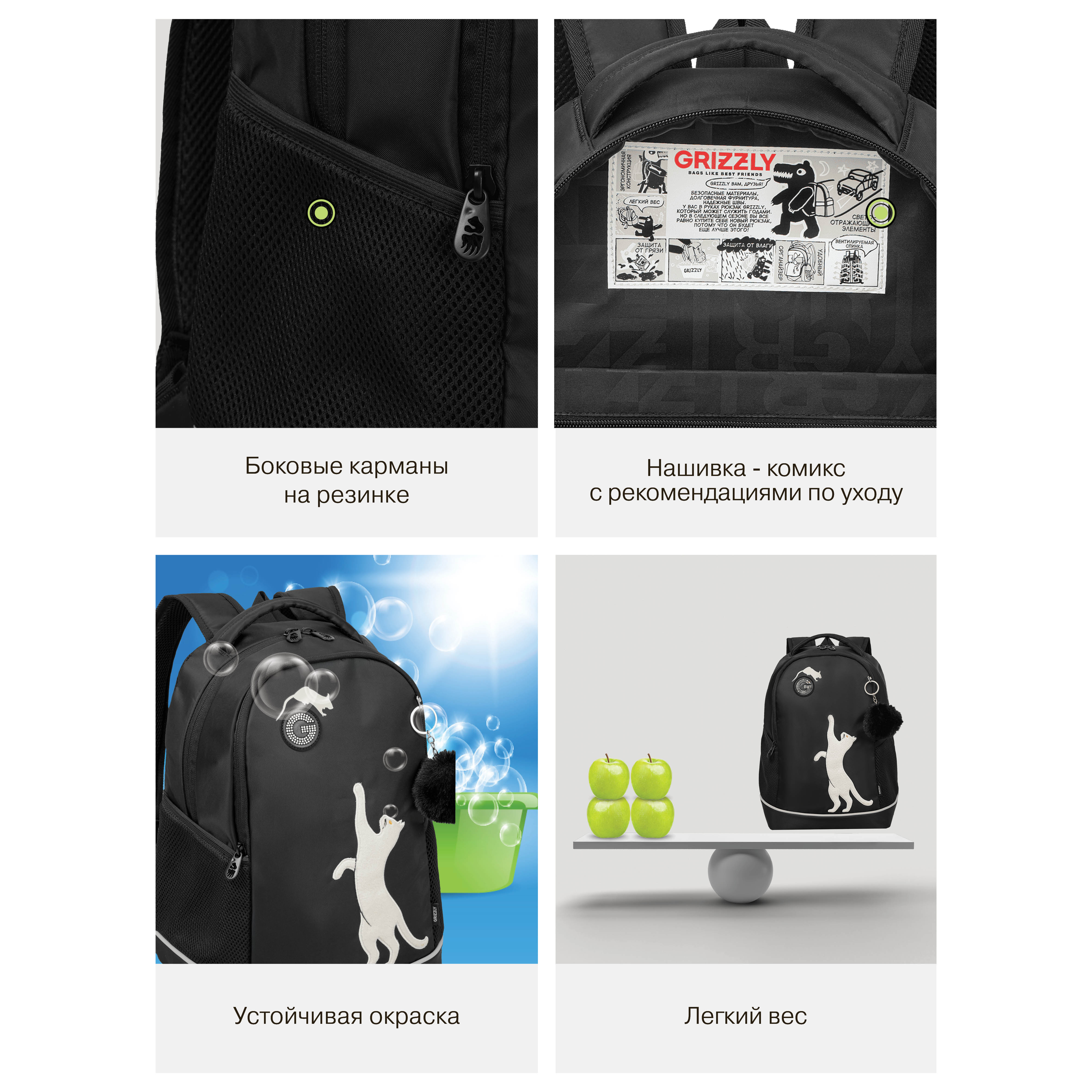 Рюкзак Grizzly для девочки - фото 12