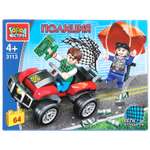 Конструктор Город мастеров Полицейская погоня на парашюте