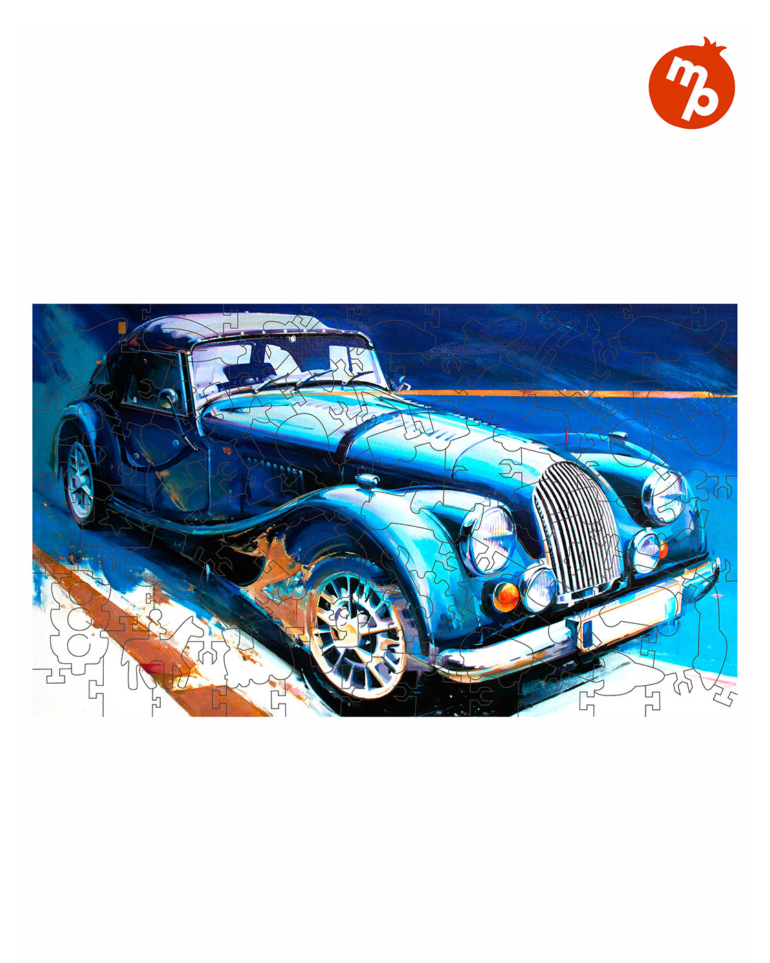 Пазл 1TOY Автомобиль классический деревянный - фото 7