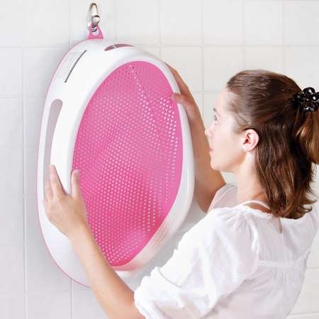 Лежачок-горка для купания детей Angelcare Bath Support розовый