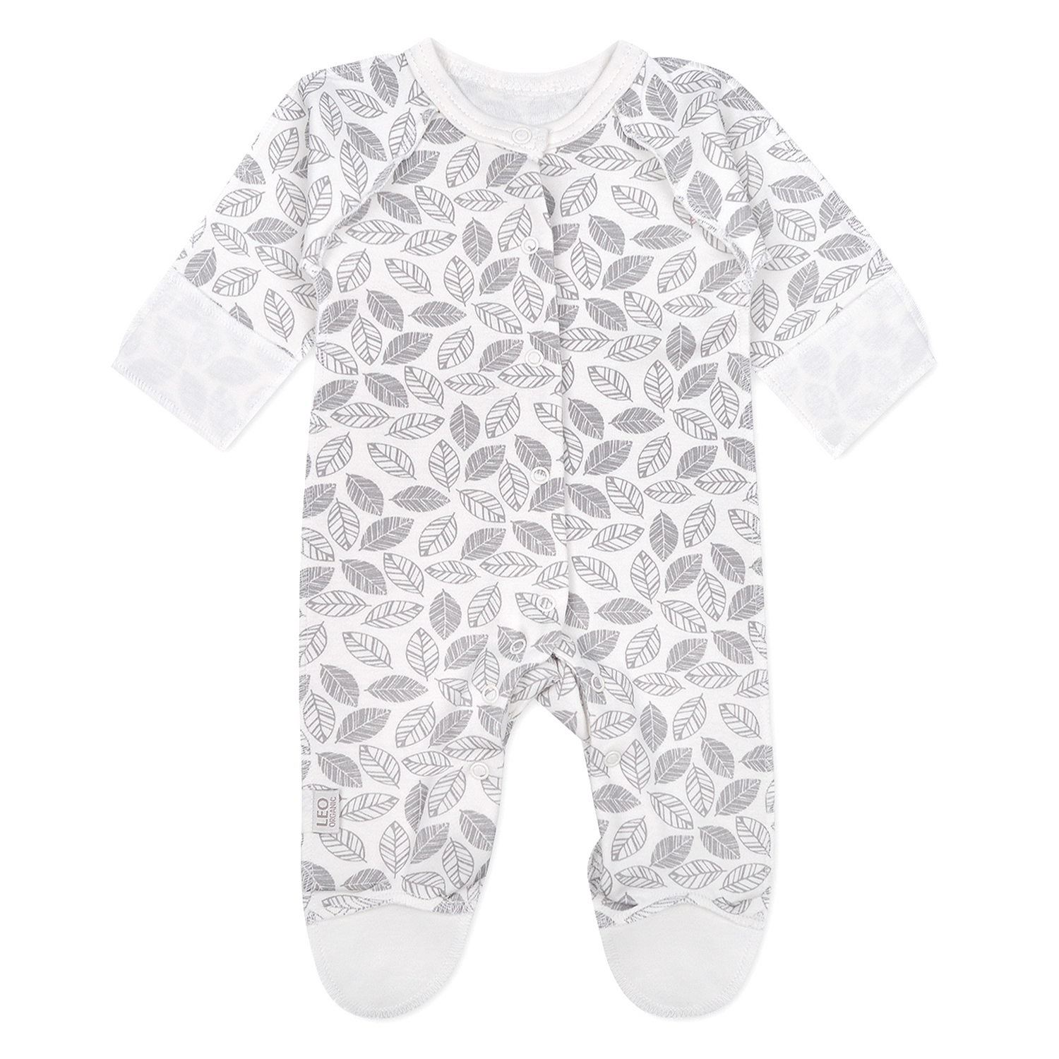 Комбинезон LEO 2004А-1_молочный+серый - фото 1