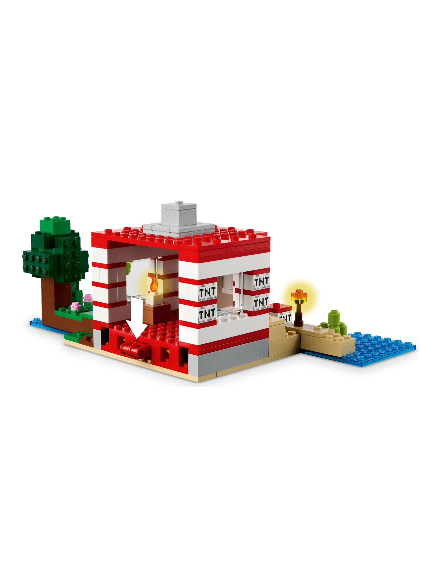 Конструктор LEGO Minecraft Дом из динамита в джунглях 287 дет. - фото 11