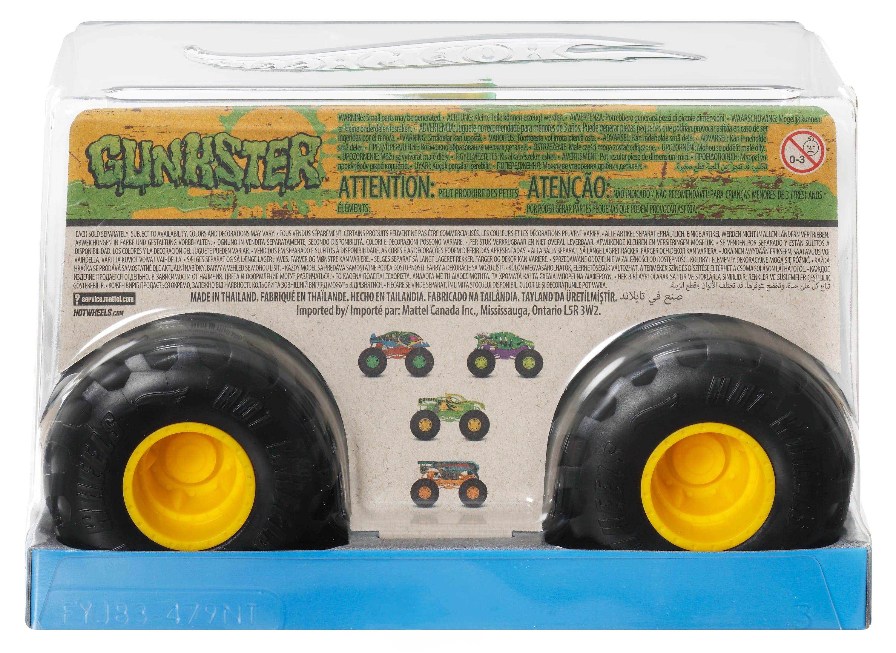 Монстр-трак Hot Wheels Gunkster 1:24 FYJ83/JDR05 - фото 6