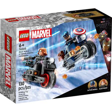Конструктор LEGO Marvel Super Heroes Black Widow Captain America блочный