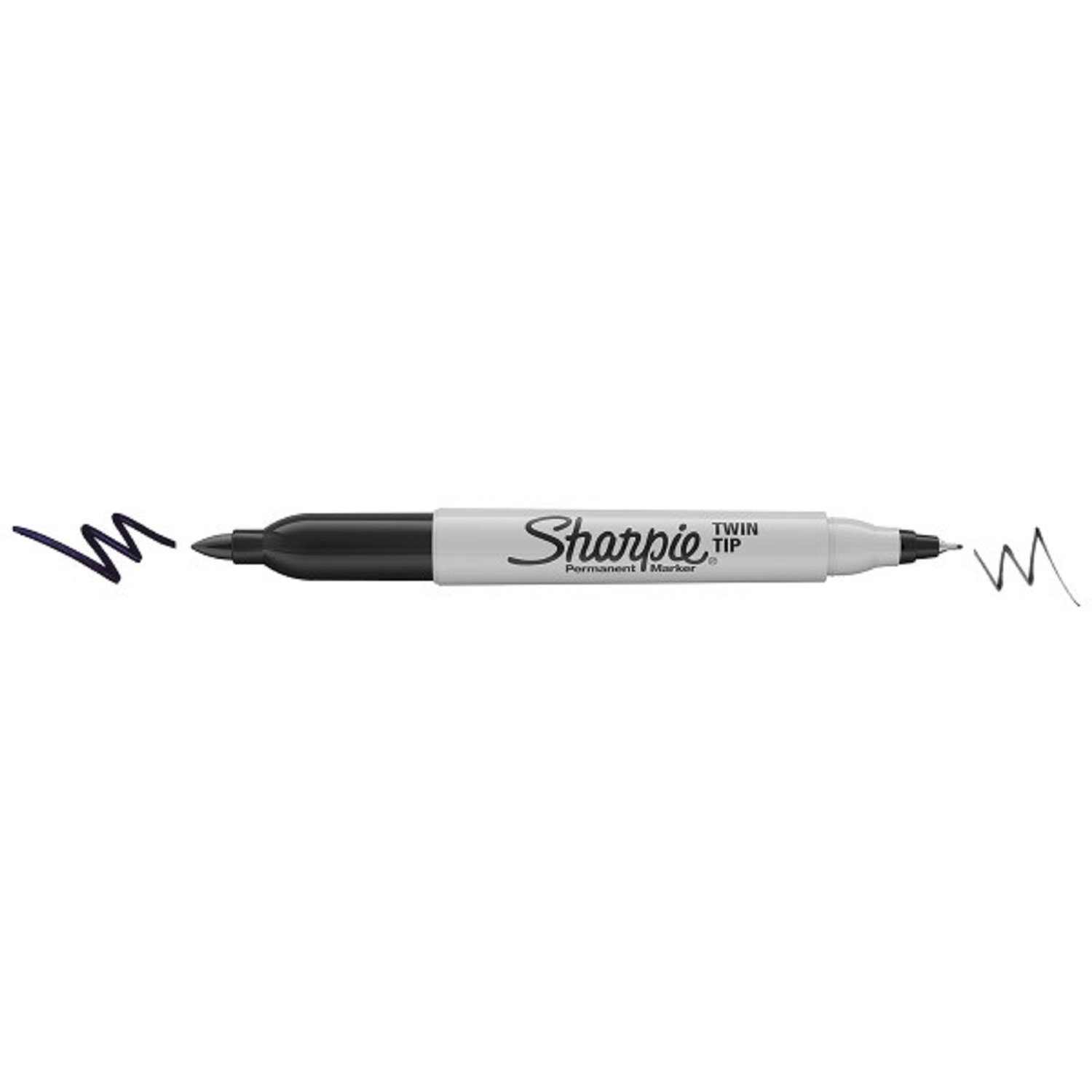 Маркер перманентный PaperMate Sharpie 2сторонний Черный 1198627 PAPER MATE - фото 5