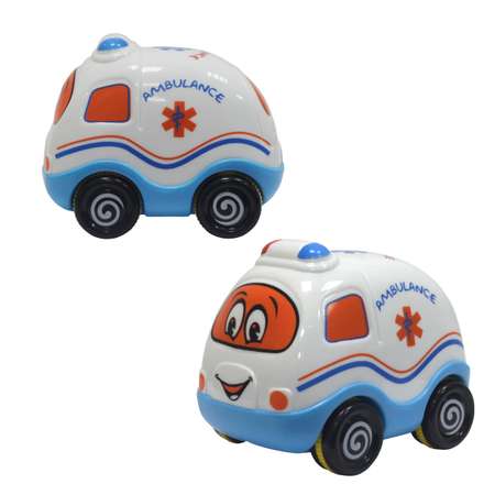 Инерционные машинки 1TOY с мордочкой в ассортименте
