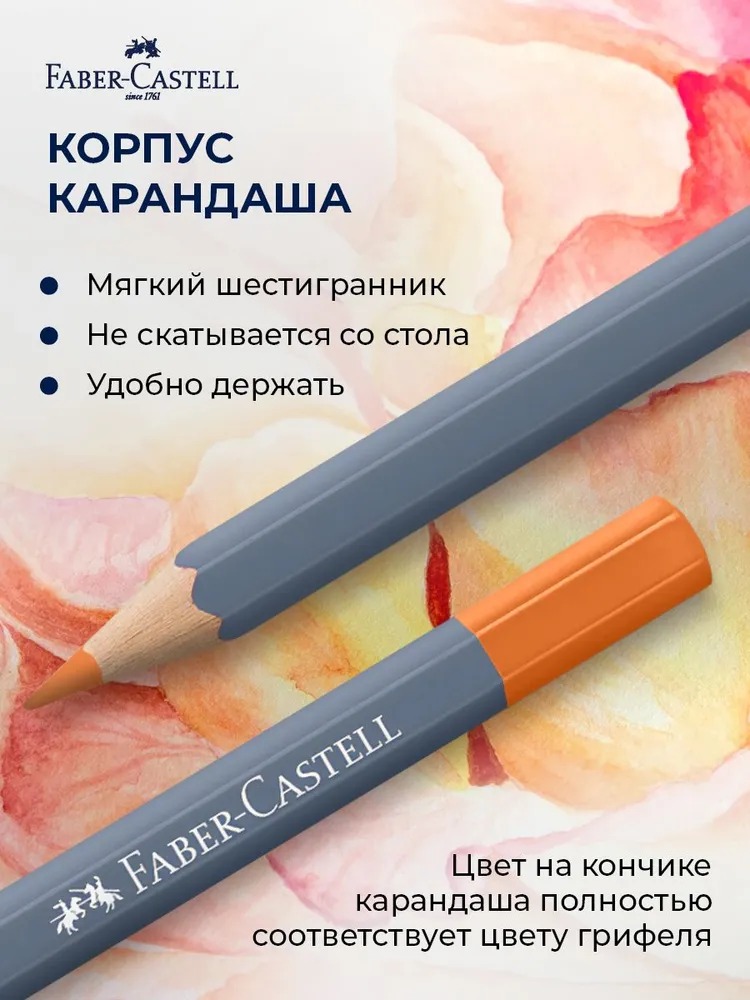 Краски акварель Faber Castell 24 цв. - фото 5