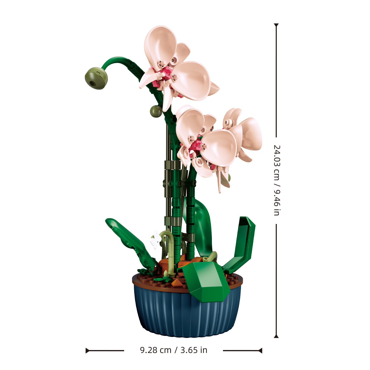 Конструктор SLUBAN Белая орхидея - фото 2