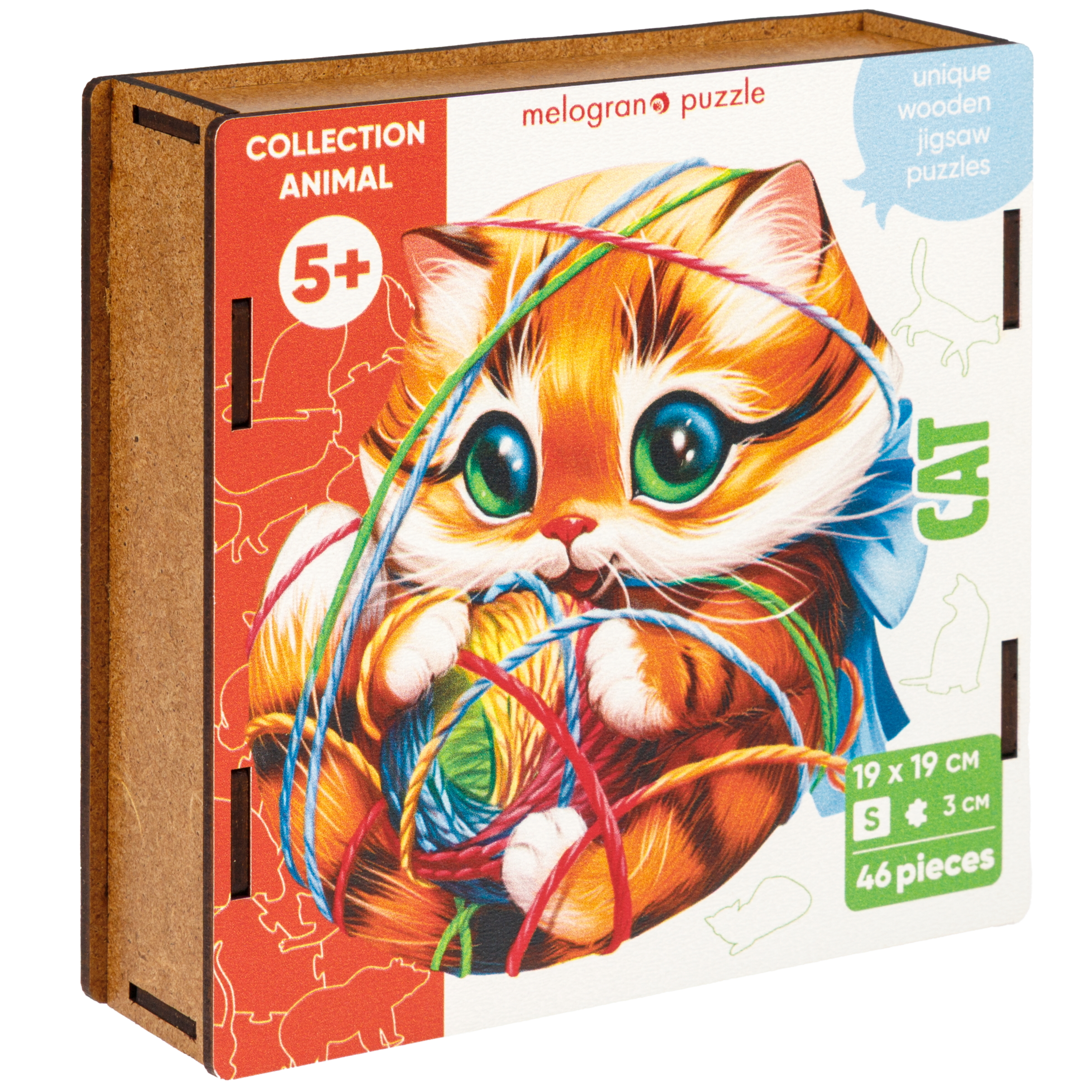 Пазл Melograno puzzle деревянный - фото 6