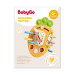 Игрушка BabyGo бизиборд Морковка-тянучка