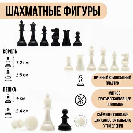 Настольная игра IQ-ZABIAKA Шахматные фигуры классические