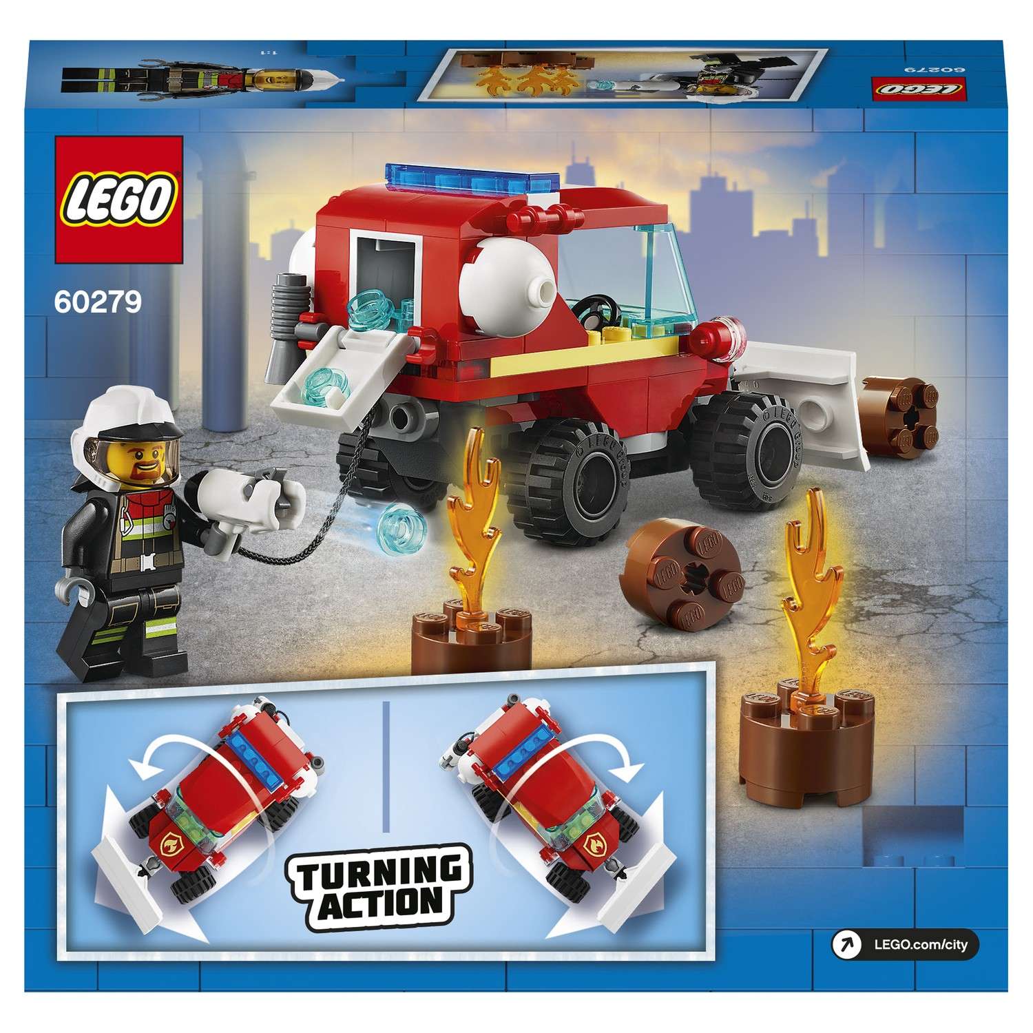Конструктор LEGO City Fire Пожарный автомобиль блочный - фото 3