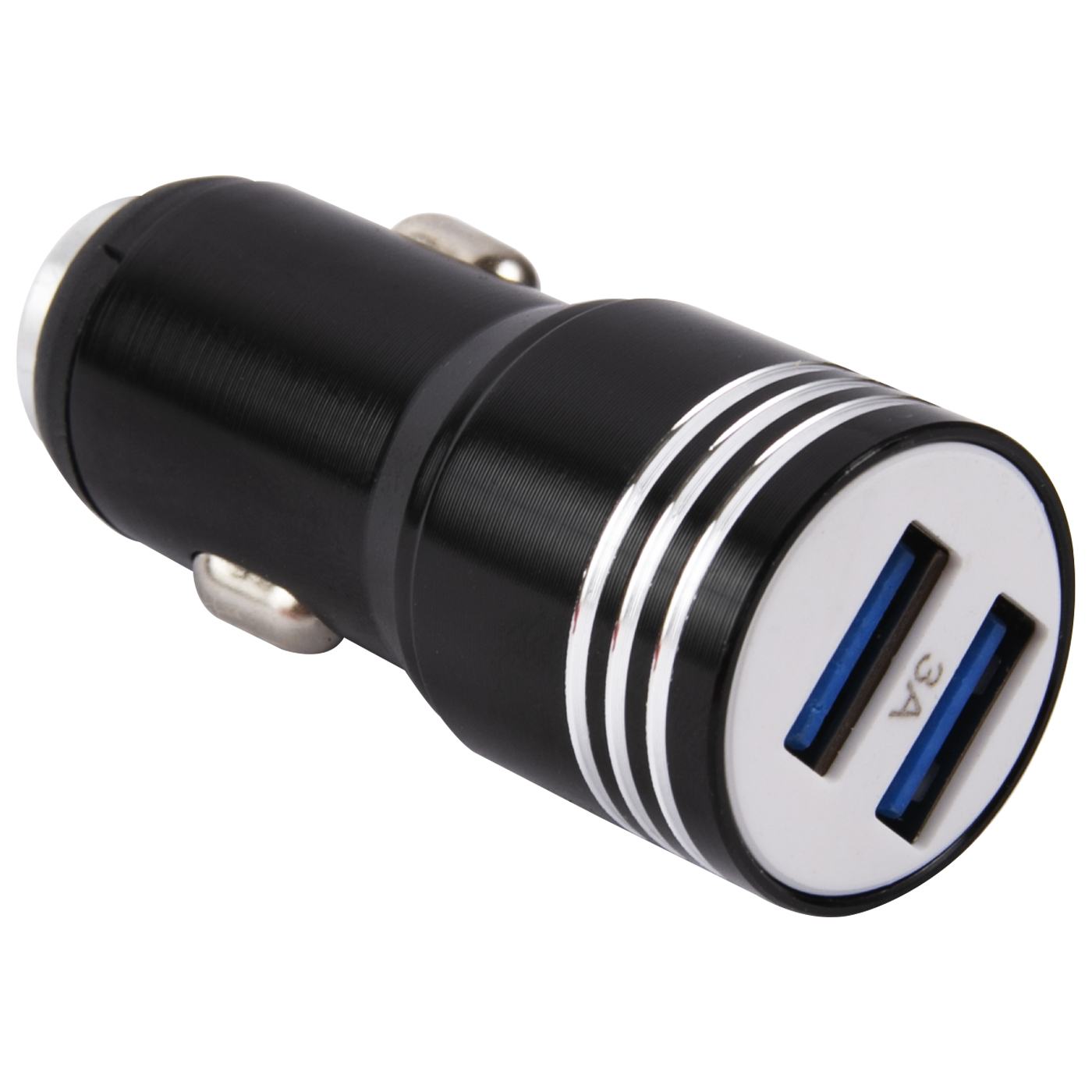 Зарядное устройство mObility автомобильное AC-16 2USB 3А черный - фото 1