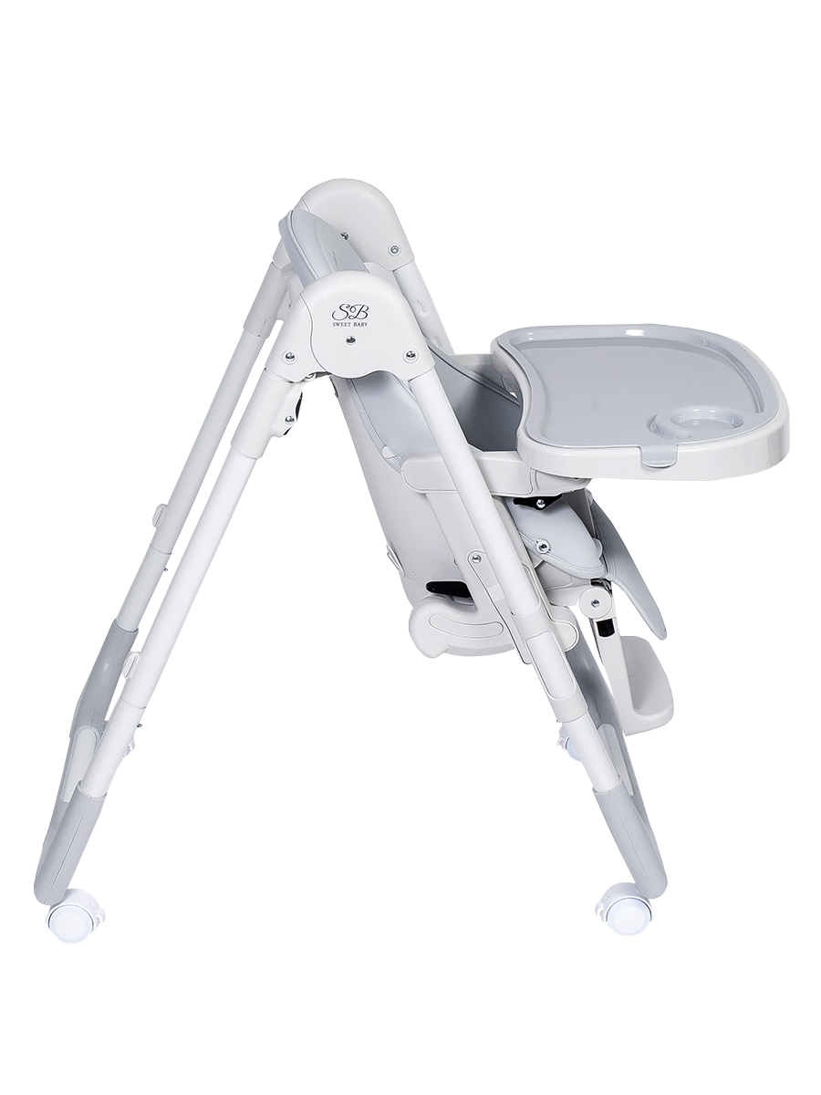 Стульчик для кормления Sweet Baby City Light Grey серый - фото 19