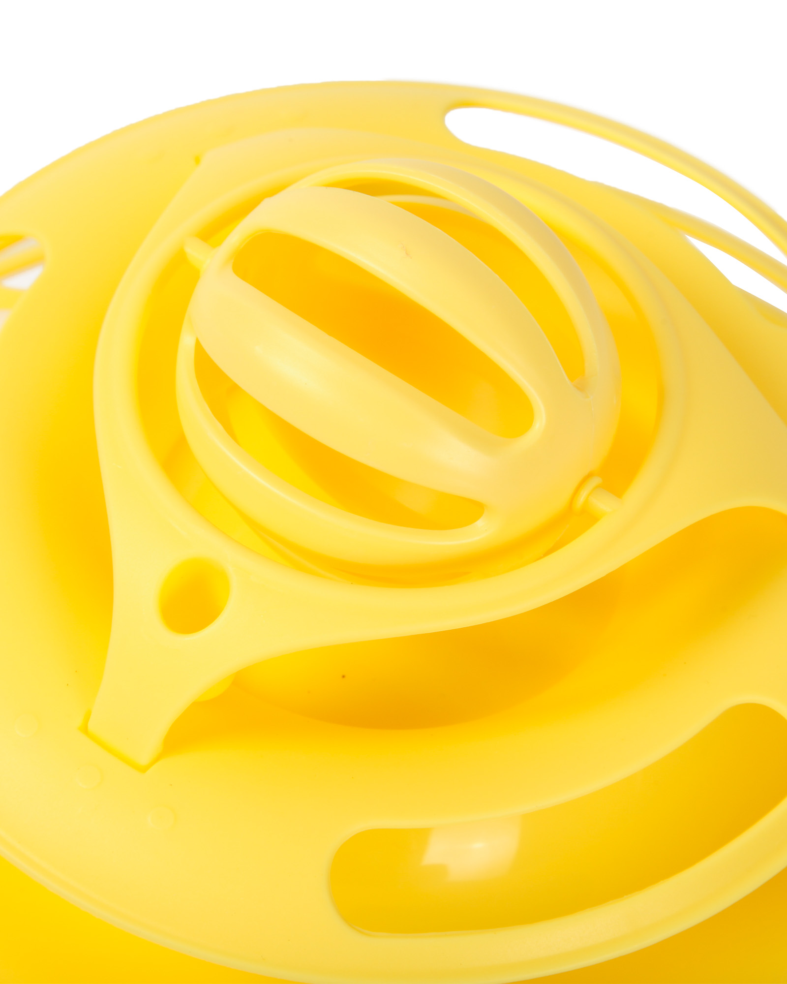 Игрушка для кошек Barbaks Пирамидка-трек 3-слойная интерактивная с шариками-бубенчиками 25*22см - фото 5