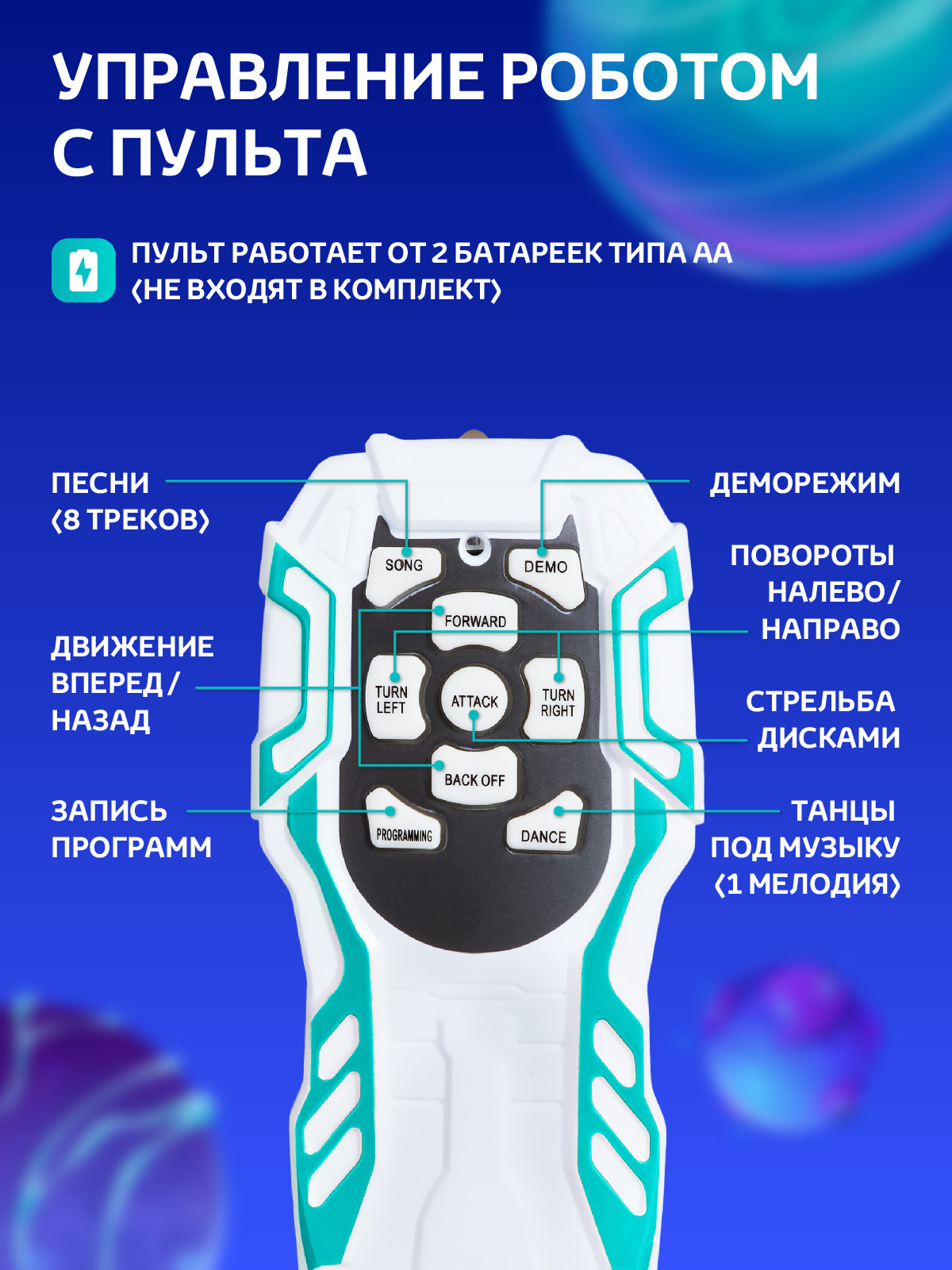 Робот РУ AUTODRIVE интерактивный - фото 5
