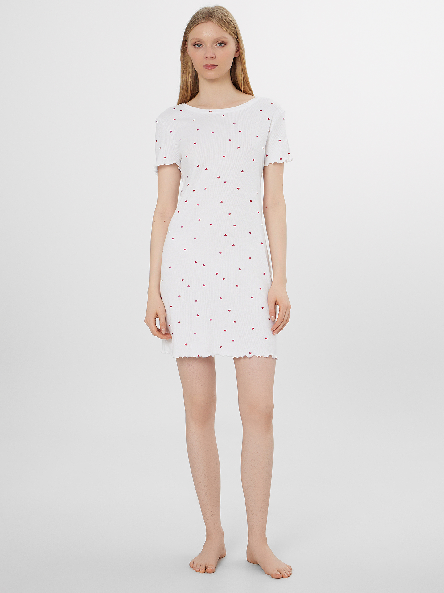 Сорочка ночная Mark Formelle (Марк Формэль) 572405/алые сердца - фото 1