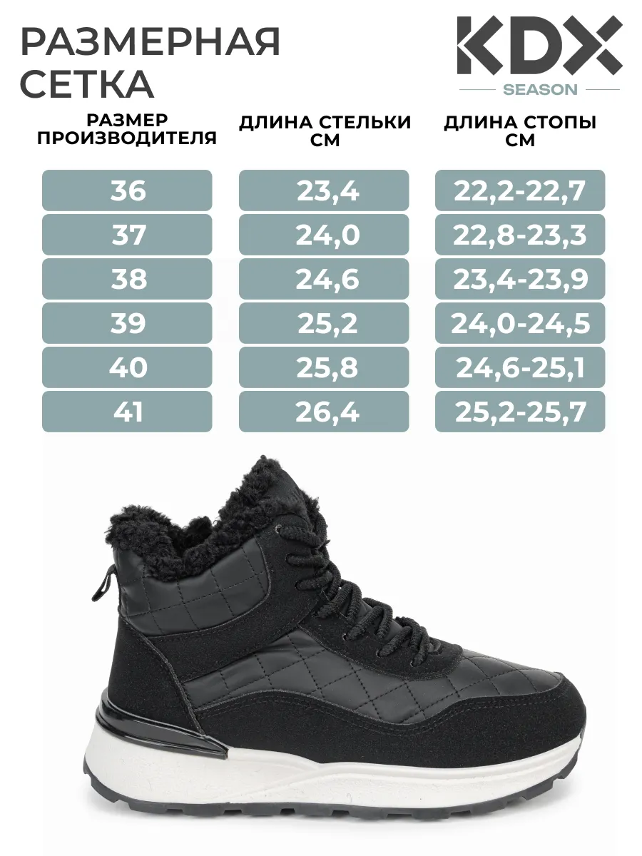 Ботинки KDX ROY-15 black - фото 8