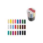 Нитки для шитья Develia армированные 40/2 200 м швейный набор 24 цвета с иголками