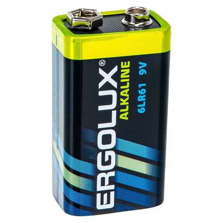 Батарейки Ergolux 6LR61 BL-1