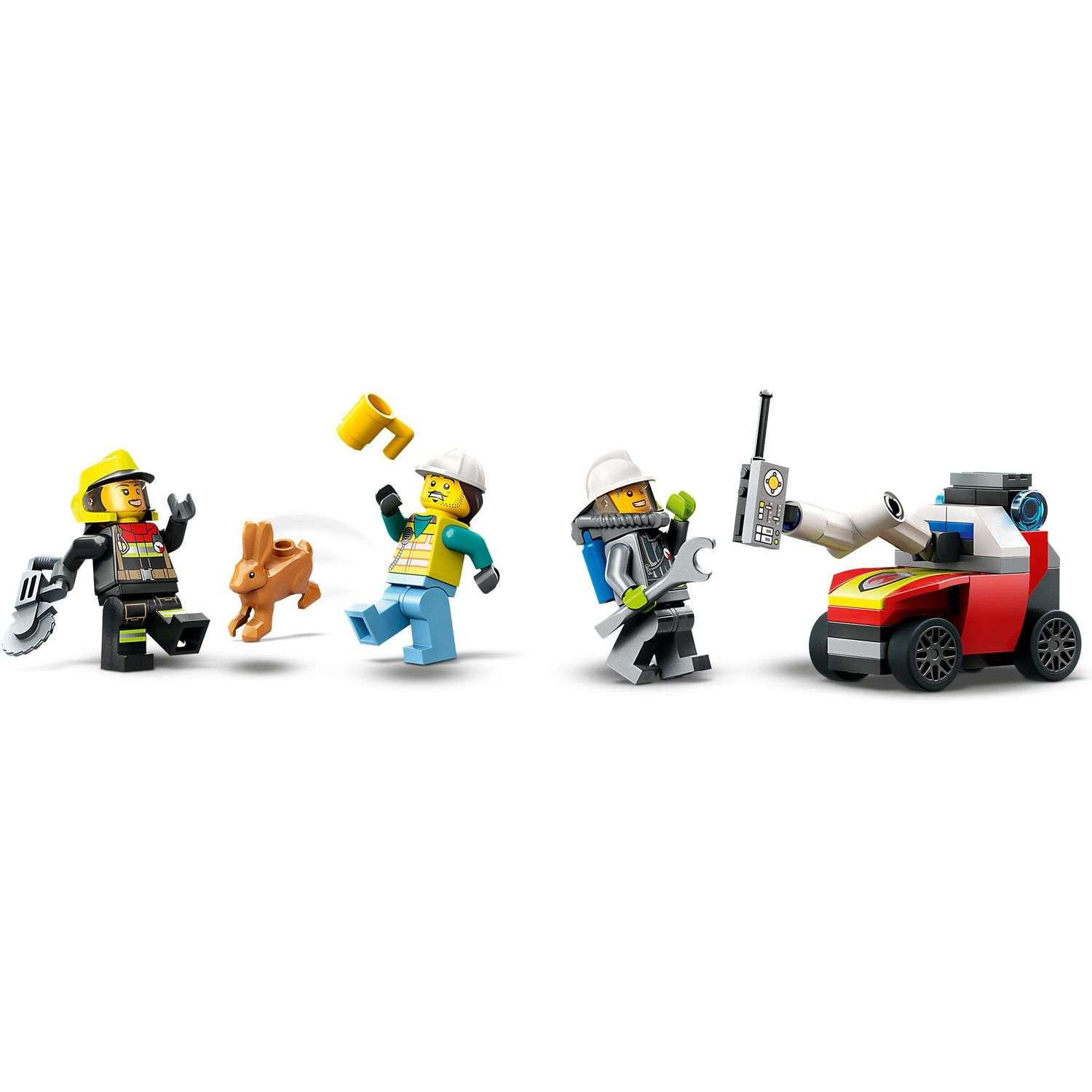 Конструктор LEGO City Машина пожарная блочный - фото 11