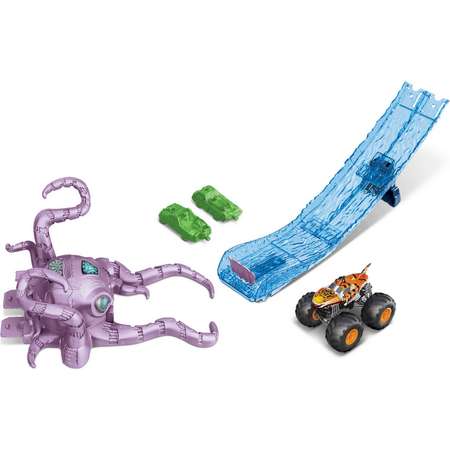 Трек Hot Wheels Прыжок на Осьминога с пусковой установкой