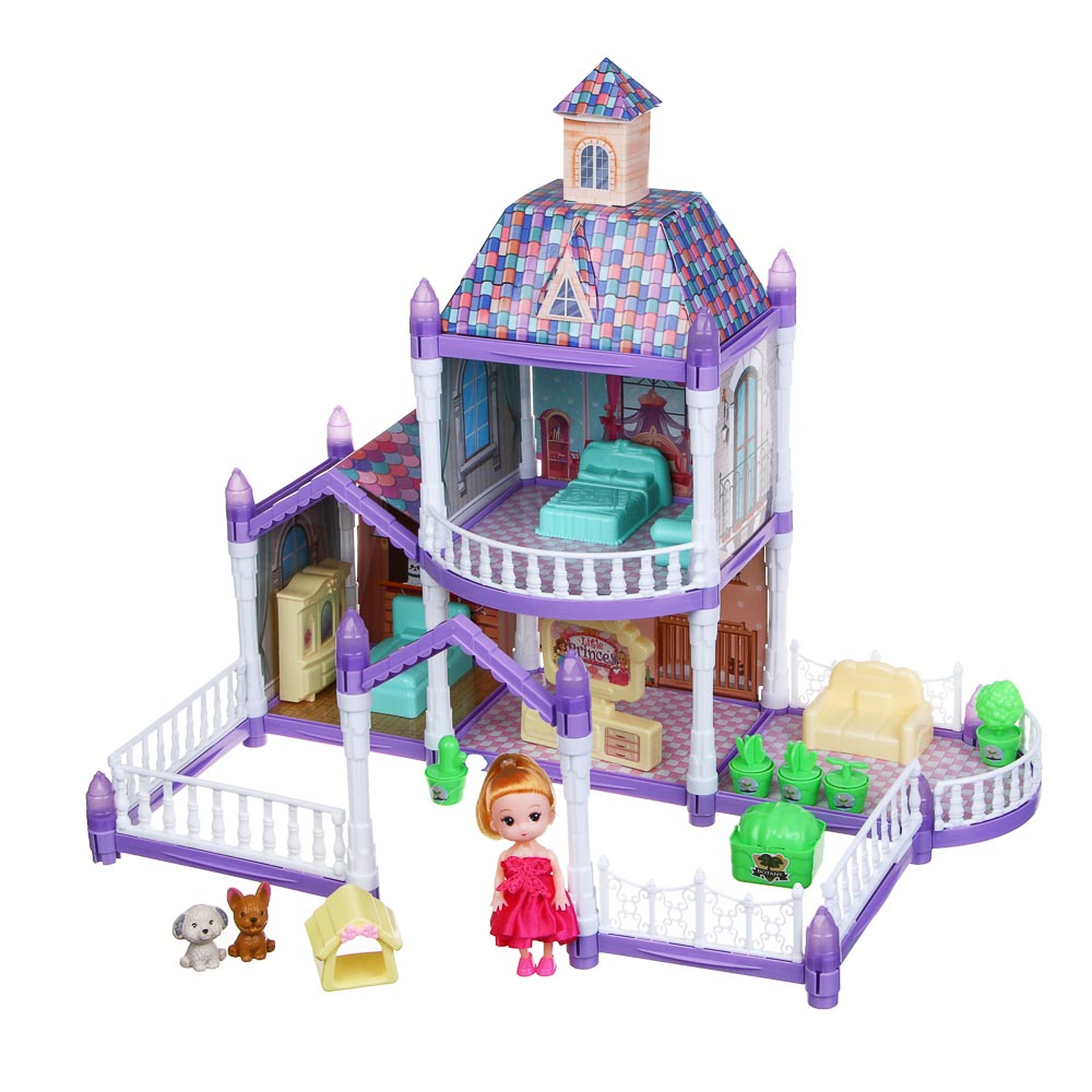 Домик для кукол Игроленд с мебелью 278-133 - фото 3