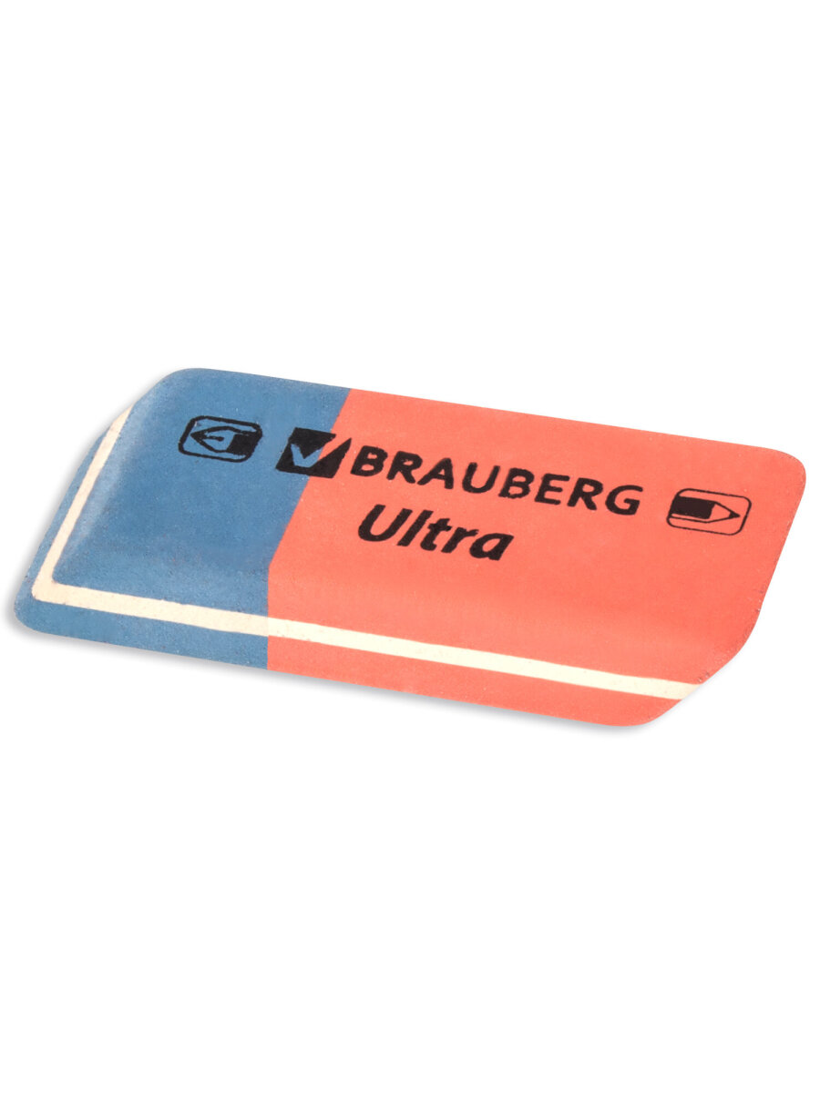 Ластик Brauberg 9 шт. в ассортименте - фото 9