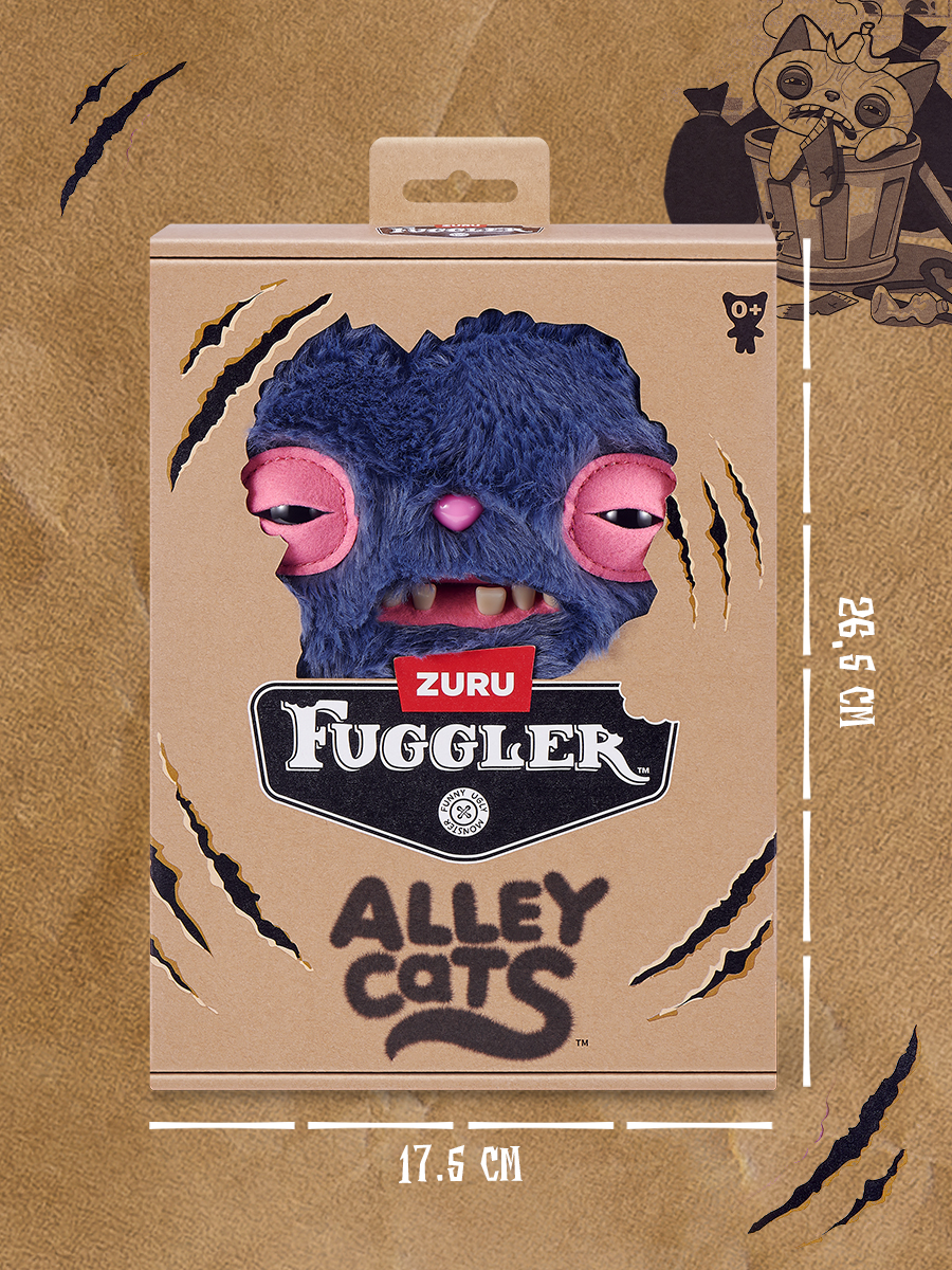Мягкая игрушка Zuru FUGGLER Дикие коты Британский кот - фото 3
