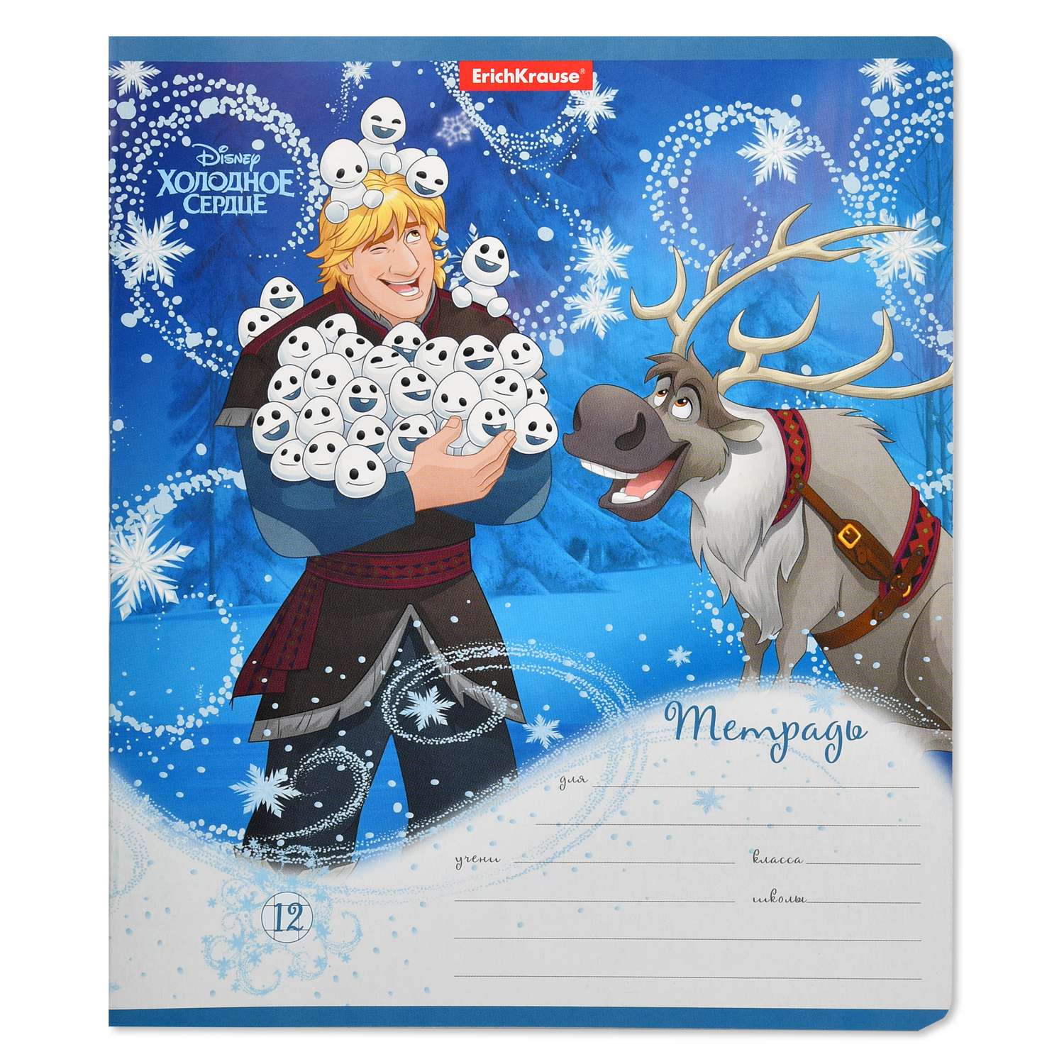 Тетрадь Disney клетка 12 лист. - фото 3