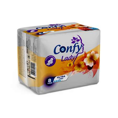 Прокладки гигиенические CONFY Lady Ultra long 8 шт