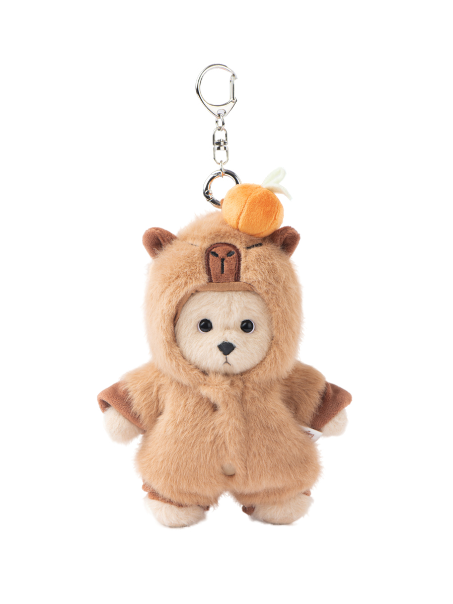 Мягкая игрушка TeddyTales Медведь в костюме Капибары - фото 6