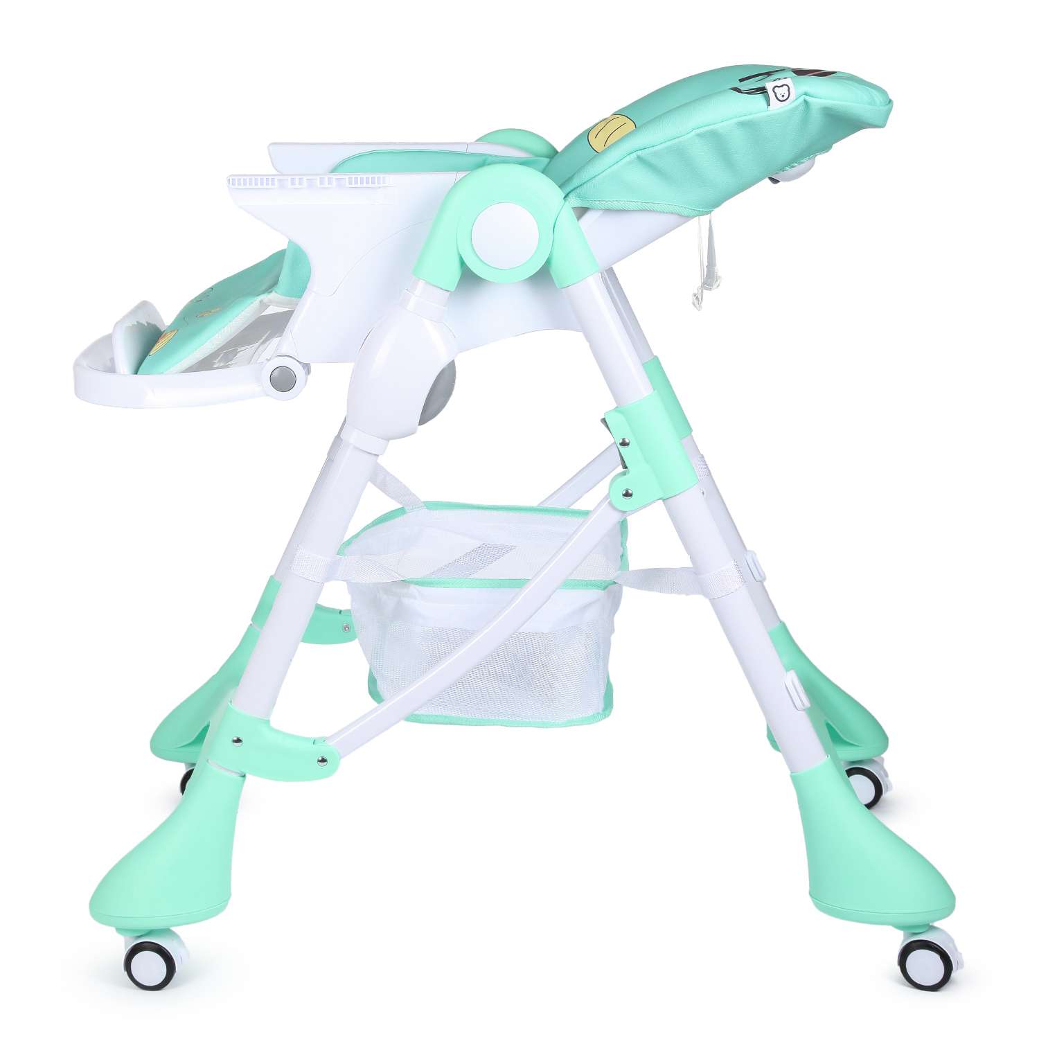 Стульчик для кормления Babyton Animals Green классический - фото 6