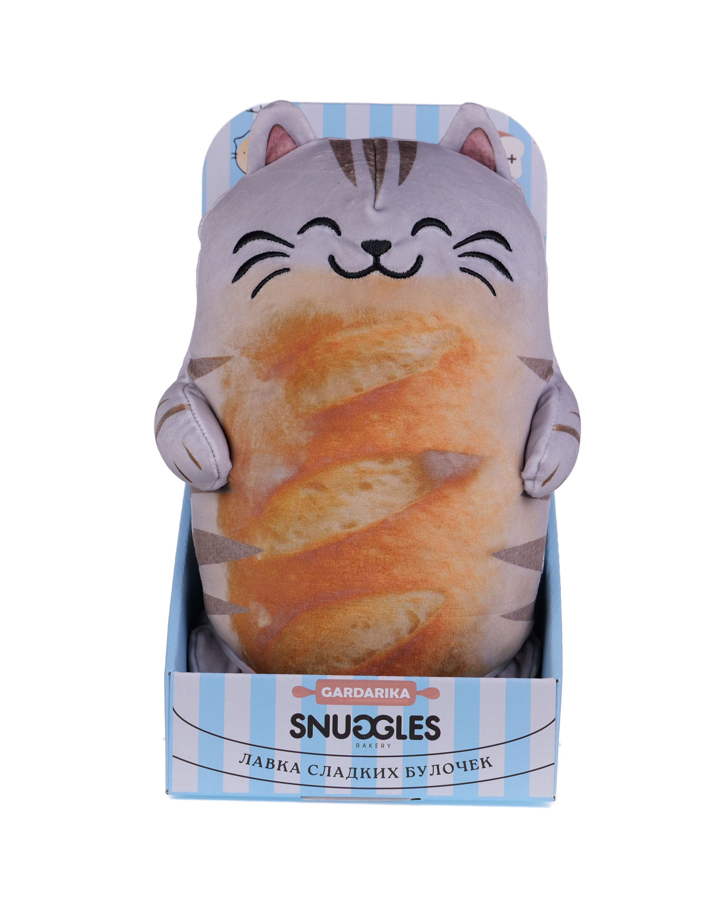 Мягкая игрушка Snuggles Bakery котик Кот-батон - фото 9