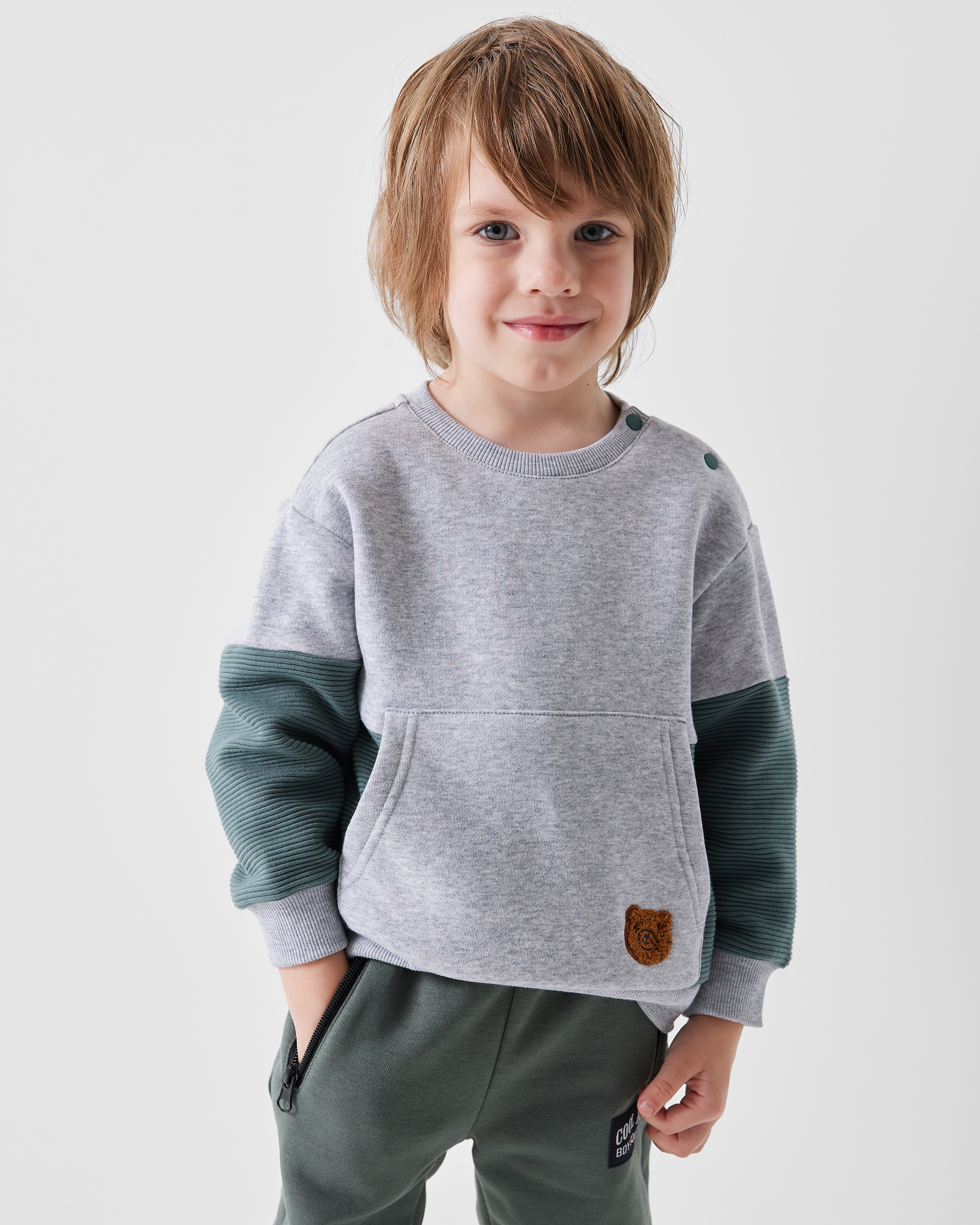 Свитшот BabyGo W25-76BGib-GG - фото 1