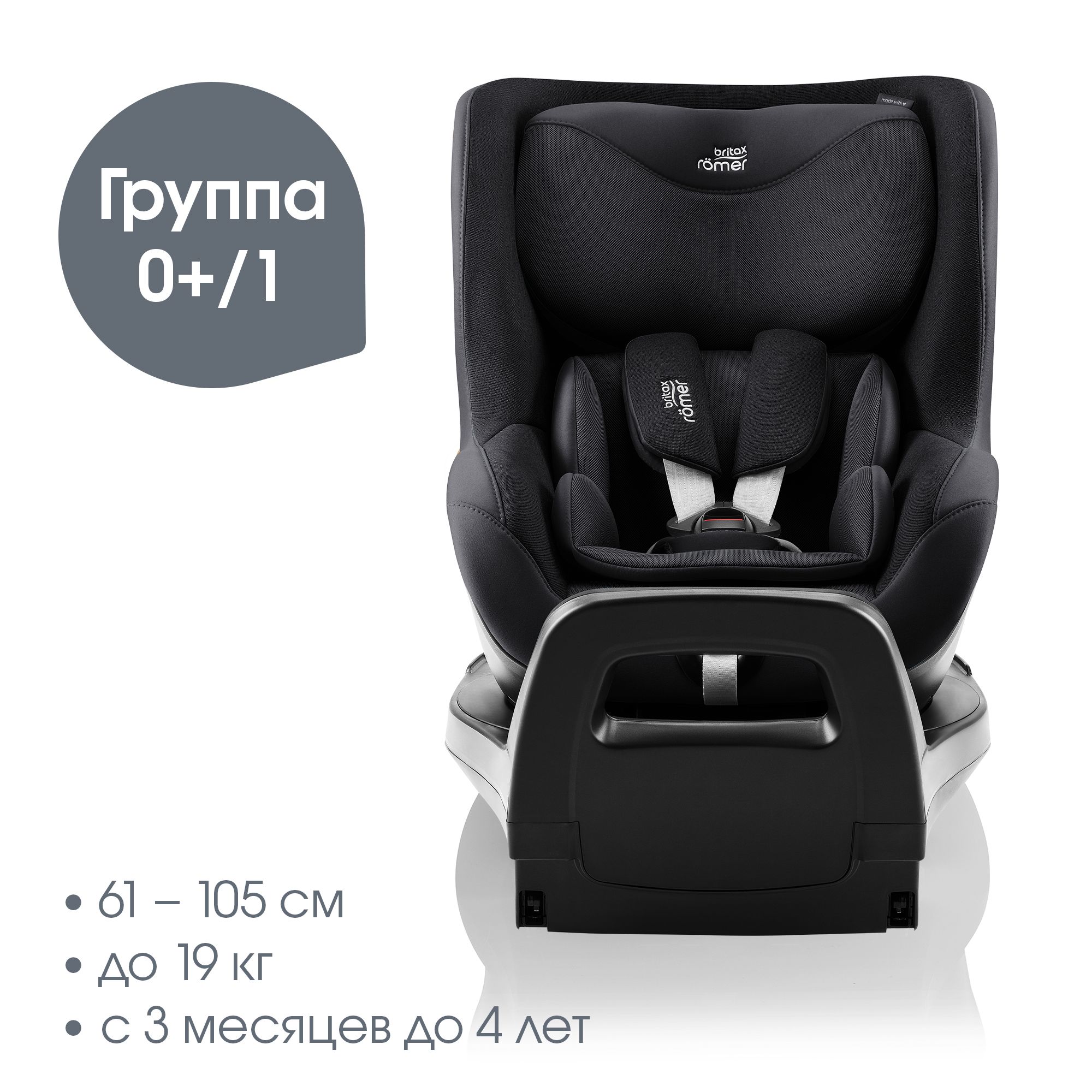 Автокресло Britax Roemer Dualfix Pro M Isofix 0+/1 (0-18 кг) - фото 2