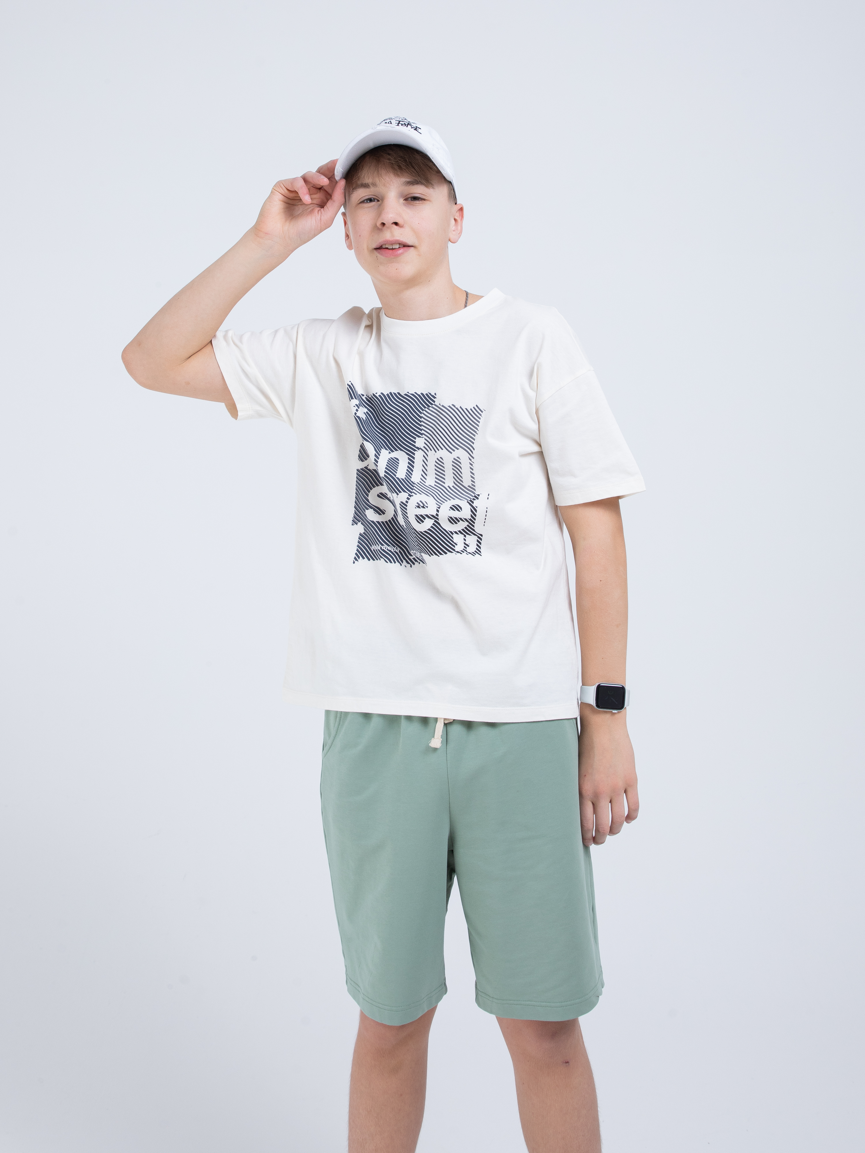 Футболка STELLA MODA 11214_молочный - фото 6