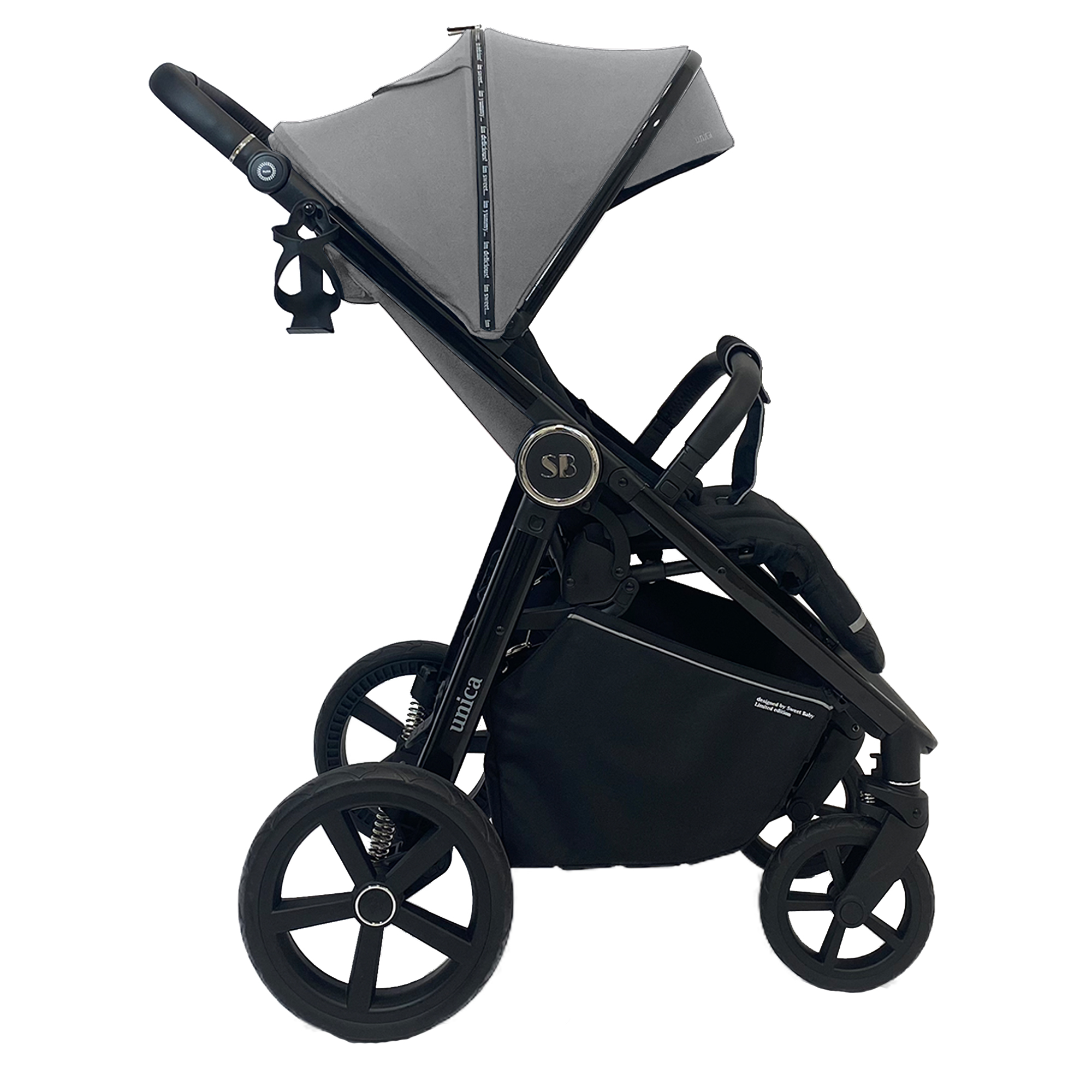 Коляска прогулочная Sweet Baby Unica Grey серый - фото 24