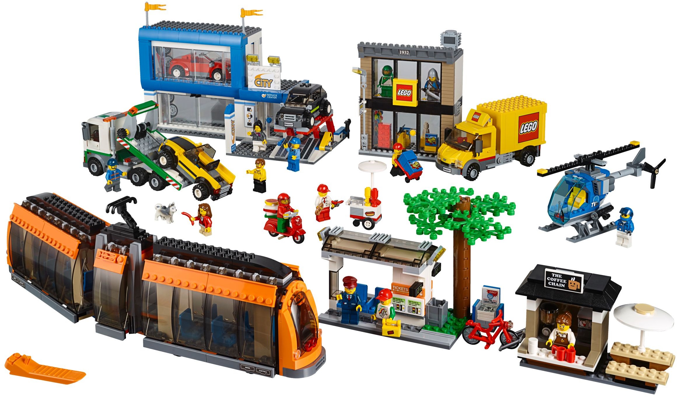 Конструктор LEGO City 60097 1683 дет. - фото 9